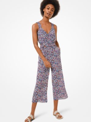 michael kors floral jumpsuit