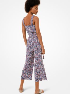 michael kors floral jumpsuit