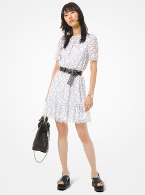 michael kors white lace dress