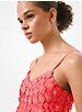 Embellished Corded Lace Ruffle-Hem Dress image number 1