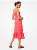 Embellished Corded Lace Ruffle-Hem Dress image number 2