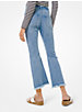 Stretch Denim High-Rise Frayed Jeans image number 1