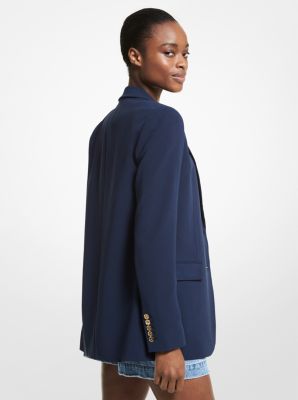 Womens navy hot sale boyfriend blazer