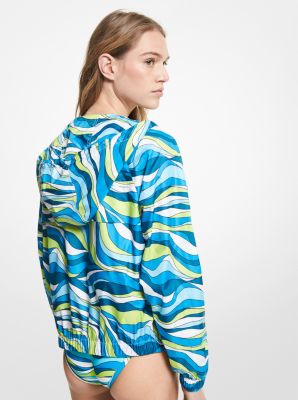 Printed Cir&eacute; Anorak