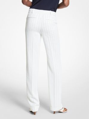 Pantal&oacute;n a rayas in BLANCO/NEGRO | Michael Kors