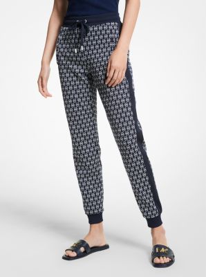 Diamond Logo Jacquard Joggers | Michael Kors