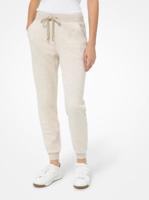 Drawstring Organic Cotton Blend Joggers