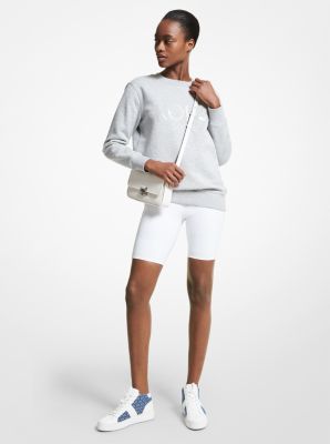 Logo Tape Nylon Blend Bike Shorts | Michael Kors