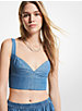Chambray Bra Top image number 0