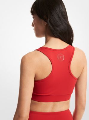 Nylon Blend Racerback Sports Bra