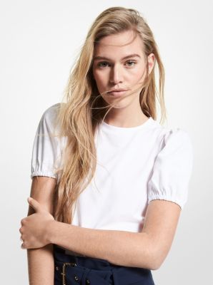 Organic Cotton Puff Sleeve T-Shirt