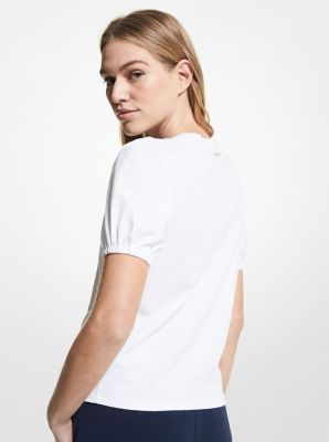 Organic Cotton Puff Sleeve T-Shirt