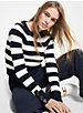 Striped Ribbed Cotton Sweater image number 0