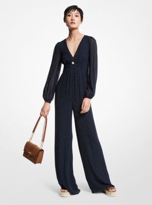 michael kors polka dot jumpsuit