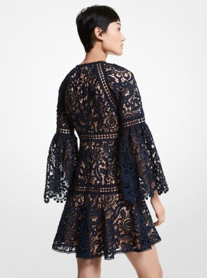 Paisley Lace Bell Sleeve Dress image number 1