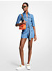 Chambray Belted Romper image number 0