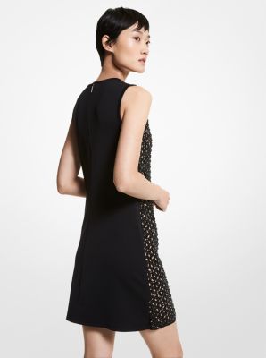 Laser Cut Floral Scuba Shift Dress Michael Kors Canada