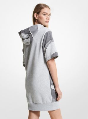 Organic Cotton Blend Hoodie Dress