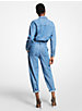 Chambray Belted Jumpsuit image number 1