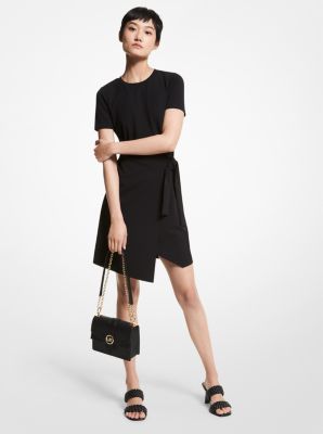 michael kors black shirt dress