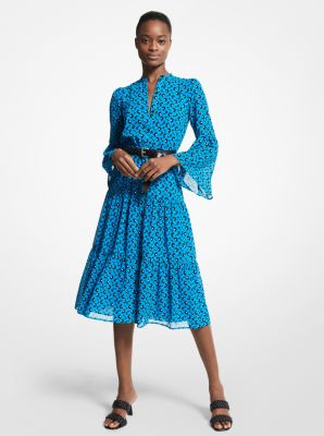 michael kors bell sleeve dress