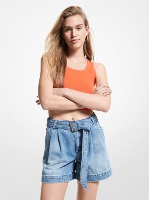 Michael kors on sale jean shorts