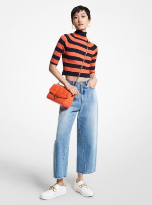 michael kors wide leg jeans