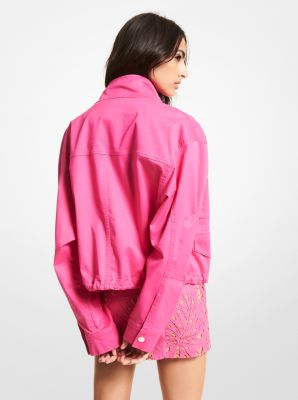 Anorak van biologisch katoen met stretch