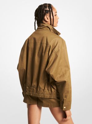 Organic Stretch Cotton Utility Jacket