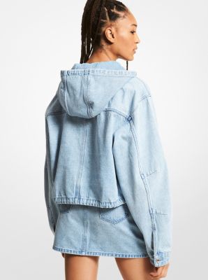 Denim sale anorak jacket