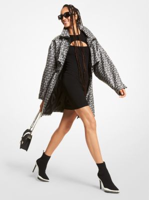 Anorak enduit &agrave; logo