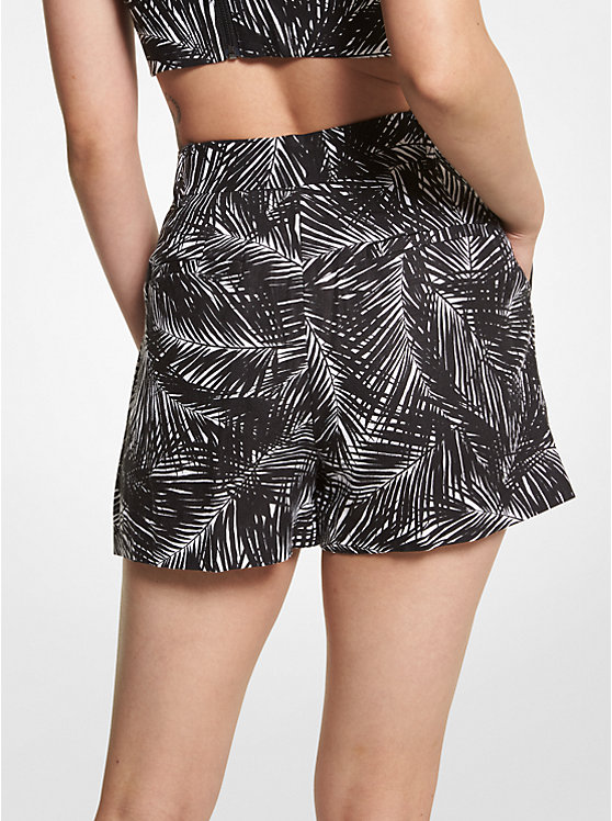 Palm Linen Shorts image number 1