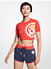 MK X ellesse Logo Organic Cotton Blend Track Shorts image number 0