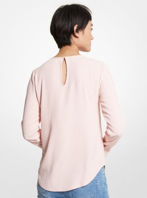 Embellished Crepe Blouse image number 1