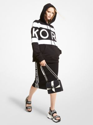 Logo Cotton Blend Hoodie