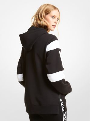 Logo Cotton Blend Hoodie