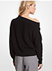 Cotton Off-The-Shoulder Sweater image number 1