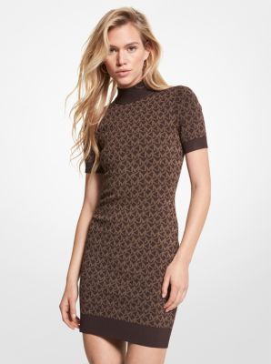 Michael kors logo dress on sale