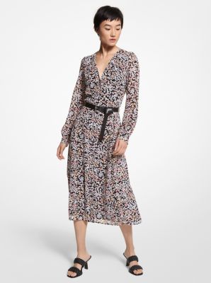 michael kors georgette kleid