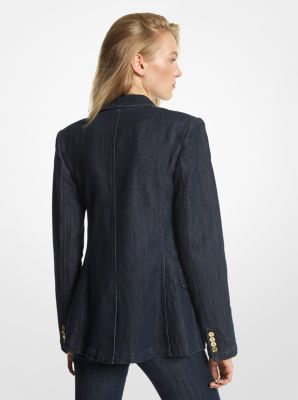 Stretch Denim Blazer | Michael Kors