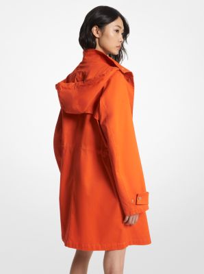 Anorak en coton extensible avec cordon de chaîne