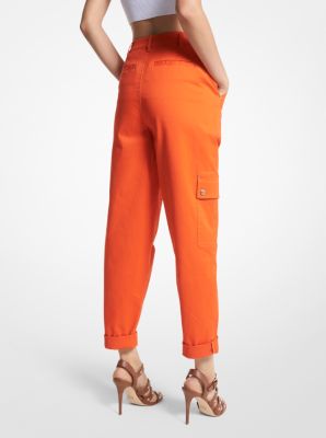 Pantalon cargo en coton biologique extensible