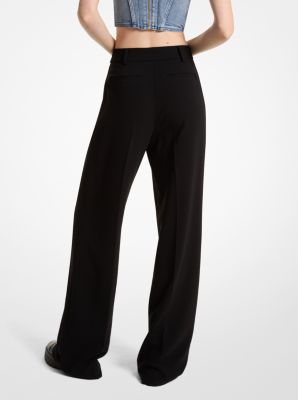 Crepe Wide-Leg Pants image number 1