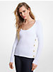Ribbed Stretch Knit Sweater image number 0