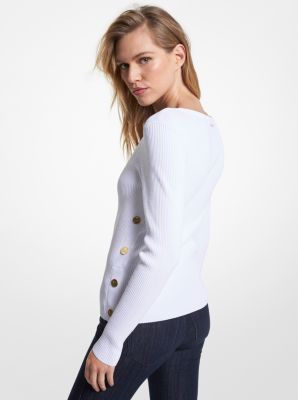 Michael kors white sweater online