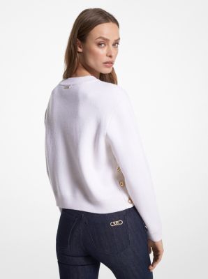 Wool Blend Sweater Michael Kors Canada