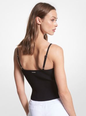 Michael Michael Kors button-embellished Ribbed Tank Top - Farfetch