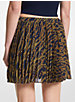 Status Print Georgette Pleated Skirt image number 1