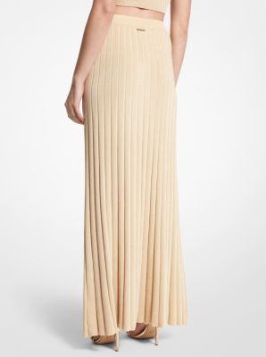 Pleated maxi skirt bcbg best sale