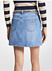 Denim Belted Mini Skirt image number 1